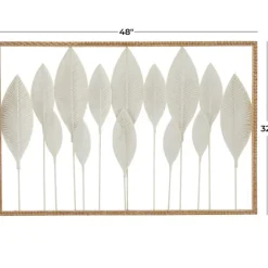 Kirkland's Home Framed Cut-Out Leaves Wall Plaque- Wall Plaques