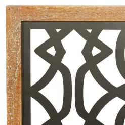 Kirkland's Home Framed Matte Black Metal Wall Plaques, Set Of 4- Wall Plaques