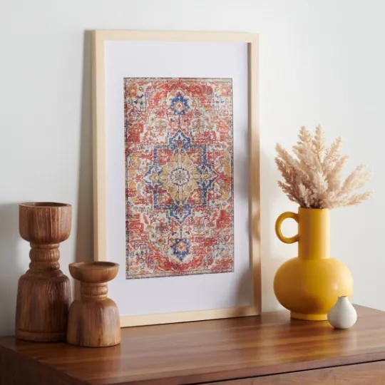 Kirkland's Home Framed Textile Wall Plaque- Wall Plaques