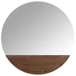 Kirkland's Home Frameless Stained Wood Accent Wall Mirror- Decorative Mirrors