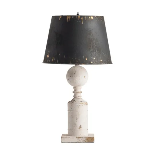 Kirkland's Home Fran Farmhouse Metal Shade Table Lamp- Table Lamps