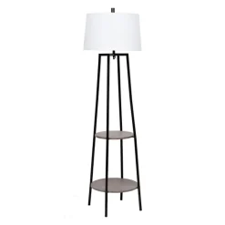 Kirkland's Home Freemont 2-Tier Shelf Floor Lamp- Floor Lamps