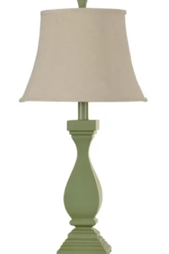 Kirkland's Home French Green Classic Table Lamp- Table Lamps