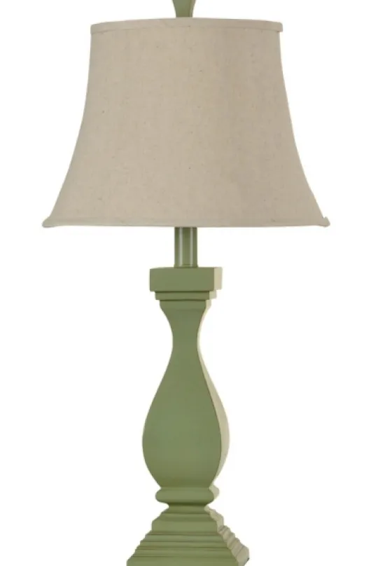 Kirkland's Home French Green Classic Table Lamp- Table Lamps