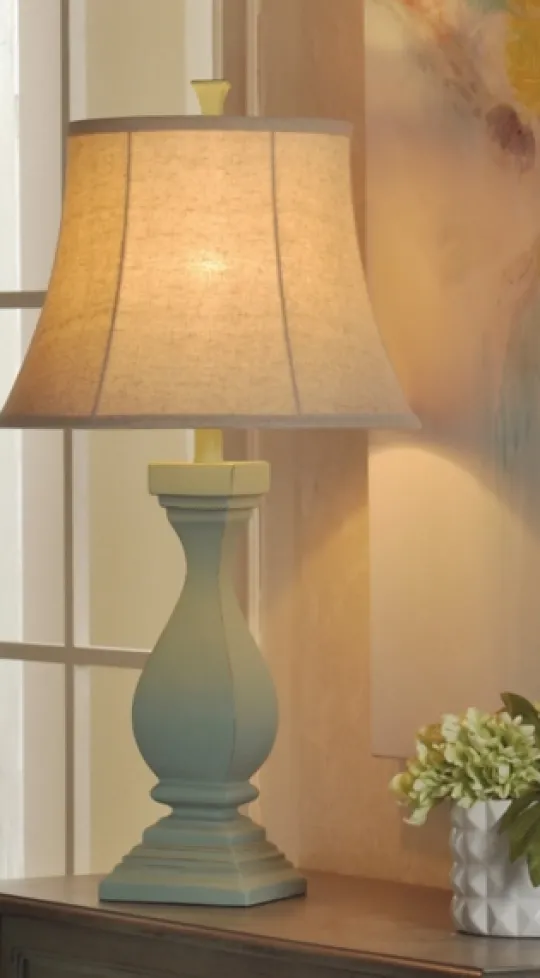 Kirkland's Home French Green Classic Table Lamp- Table Lamps