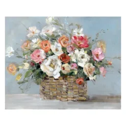 Kirkland's Home Fresh Flower Market Canvas Art Print- Canvas Art