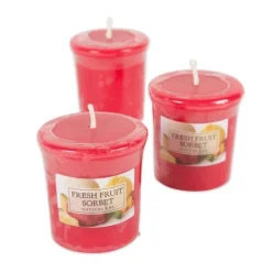 Kirkland's Home Fresh Fruit Sorbet Votive Candles, Set Of 8- Candles