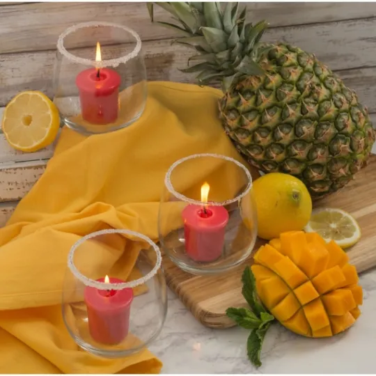Kirkland's Home Fresh Fruit Sorbet Votive Candles, Set Of 8- Candles