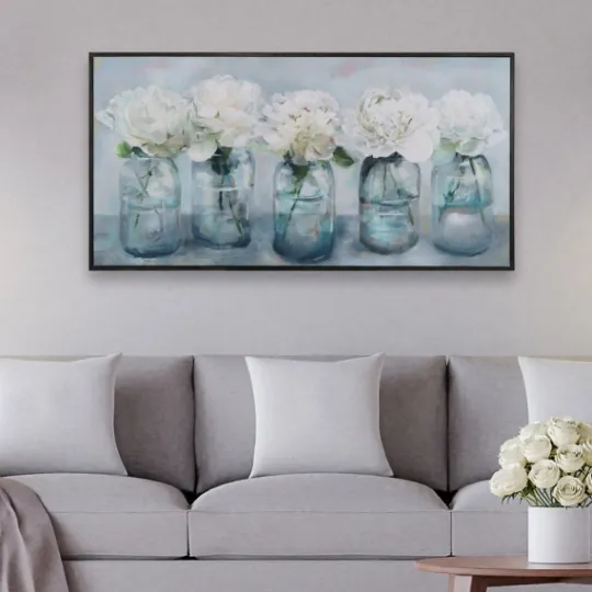 Kirkland's Home Fresh Picked Peonies Framed Art Print- Framed Art