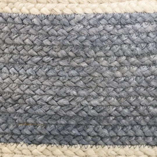 Kirkland's Home Frost Gray Bold Striped Jute Basket, 19 In.- Baskets & Boxes
