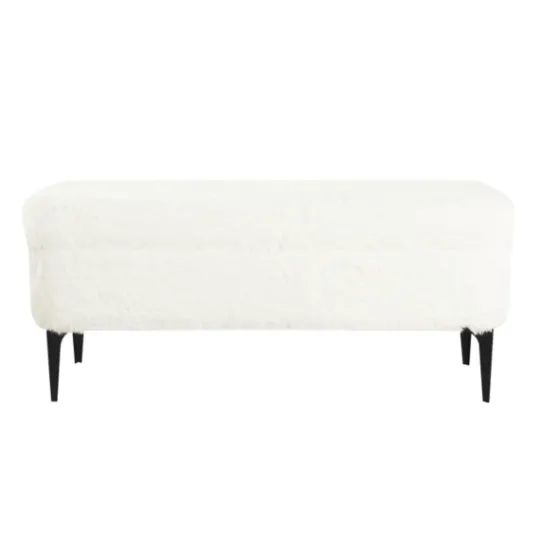 Kirkland's Home Fur Storage Bench- Benches & Ottomans