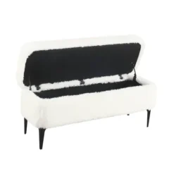 Kirkland's Home Fur Storage Bench- Benches & Ottomans