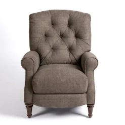 Kirkland's Home Gabor Ash Tufted Upholstered Recliner- Accent Chairs