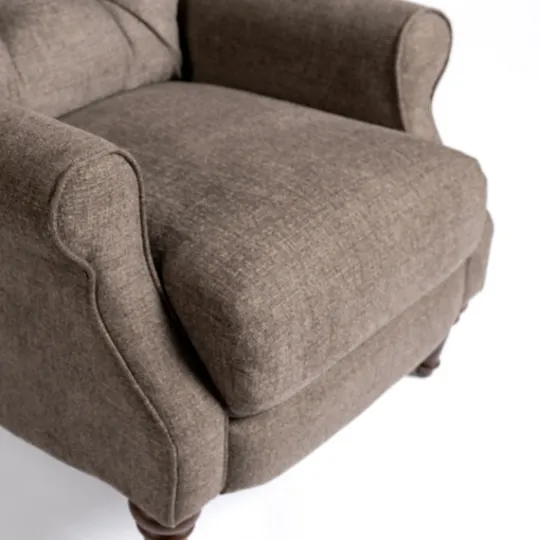 Kirkland's Home Gabor Ash Tufted Upholstered Recliner- Accent Chairs