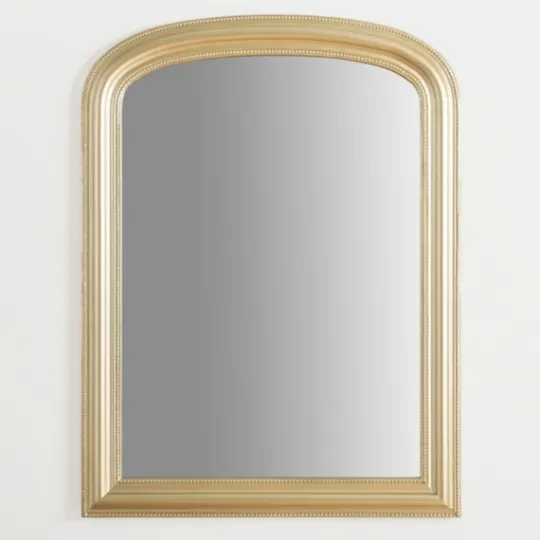Kirkland's Home Galina Golden Beaded Arch Mirror- Decorative Mirrors
