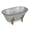 Kirkland's Home Galvanized Decorative Bathtub- Baskets & Boxes