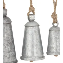 Kirkland's Home Galvanized Iron Hanging Bells, Set Of 3- Decorative Accents