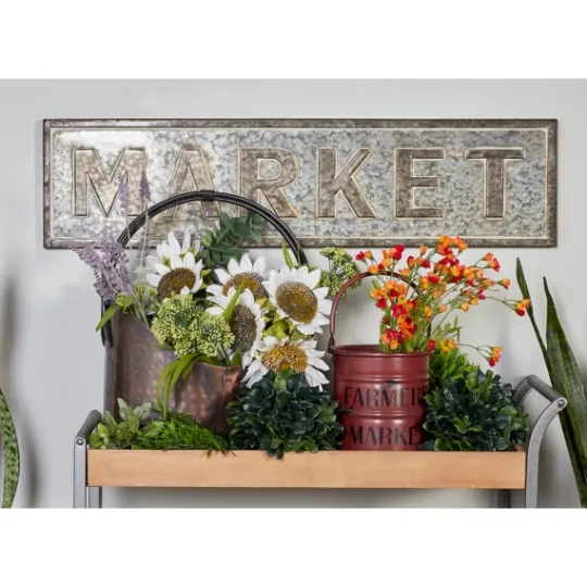 Kirkland's Home Galvanized Iron Market Wall Sign- Wall Quotes & Signs