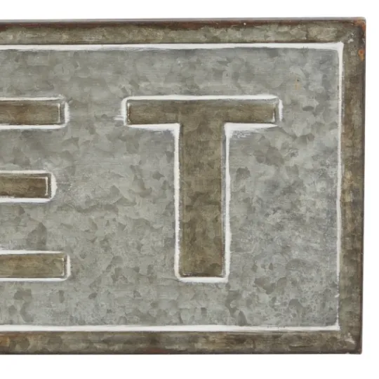Kirkland's Home Galvanized Iron Market Wall Sign- Wall Quotes & Signs