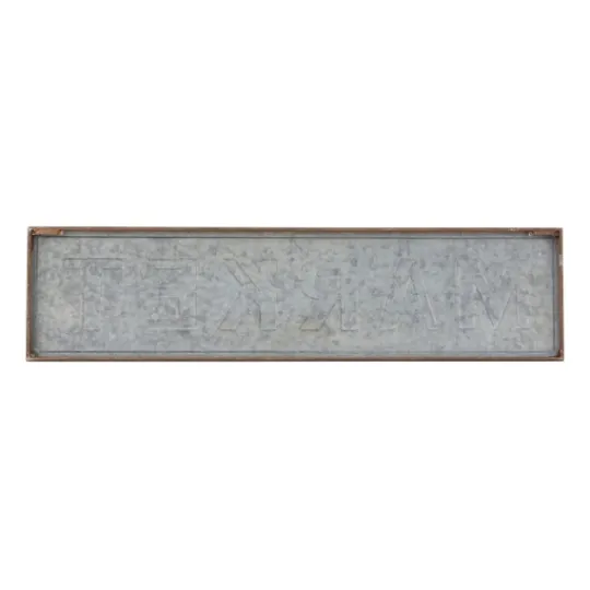 Kirkland's Home Galvanized Iron Market Wall Sign- Wall Quotes & Signs