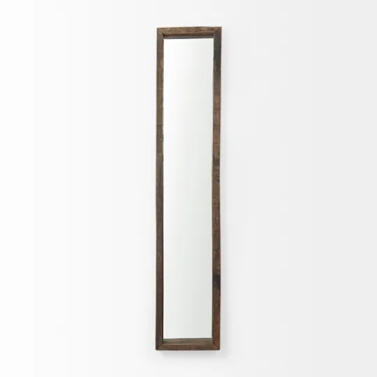 Kirkland's Home Garcelle Raw Wood Full-Length Wall Mirror- Decorative Mirrors