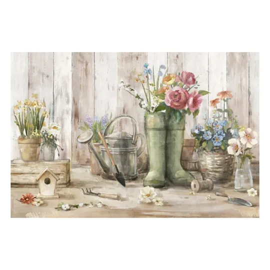 Kirkland's Home Garden Fare Giclee Canvas Art Print- Canvas Art