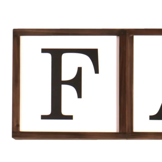 Kirkland's Home Gather Family Reversible Wood Box- Wall Quotes & Signs