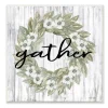 Kirkland's Home Gather In Floral Wood Plank Wall Plaque- Wall Quotes & Signs