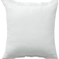 Kirkland's Home Gauze Organic Fringe Throw Pillow- Pillows