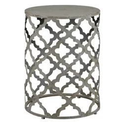 Kirkland's Home Geometric Frame Metal Accent Table- Accent & End Tables