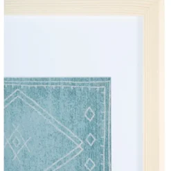 Kirkland's Home Geometric Framed Textile Wall Plaque- Wall Plaques