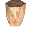 Kirkland's Home Geometric Mango Wood Accent Table- Accent & End Tables