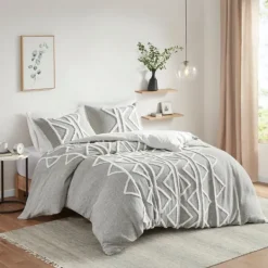 Kirkland's Home Geometric 3-Pc. Full/Queen Comforter Set- Comforters