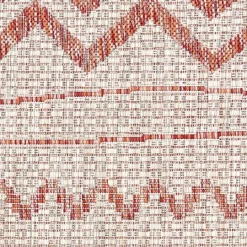 Kirkland's Home Geometric Stripe Sun Shower Outdoor Area Rug, 7X9- Outdoor Rugs