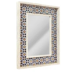 Kirkland's Home Geometric Tile Print Mirror- Decorative Mirrors