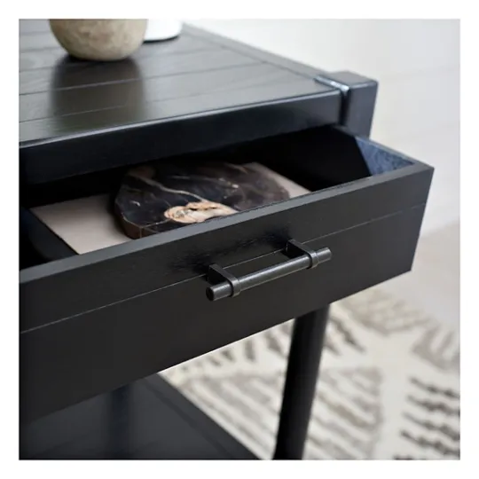 Kirkland's Home Geometrical Industrial Pull Accent Table- Accent & End Tables