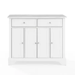 Kirkland's Home Gia All Marble Kitchen Island- Kitchen Islands & Bar Carts