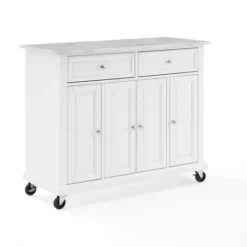 Kirkland's Home Gia All Marble Kitchen Island- Kitchen Islands & Bar Carts