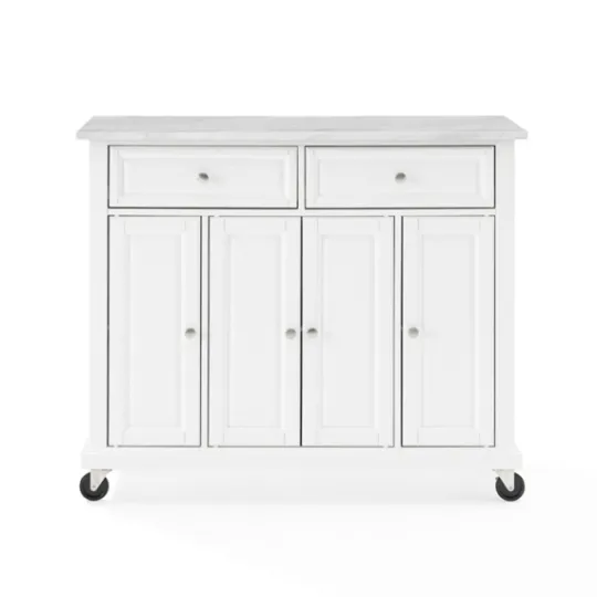 Kirkland's Home Gia All Marble Kitchen Island- Kitchen Islands & Bar Carts