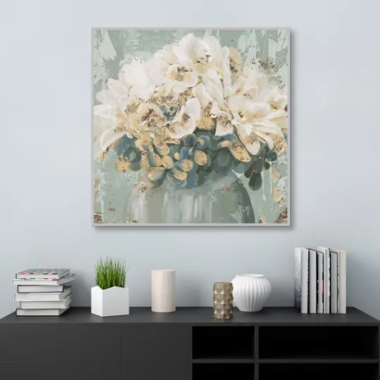 Kirkland's Home Gilded Cottage Ii Framed Canvas Art Print- Canvas Art