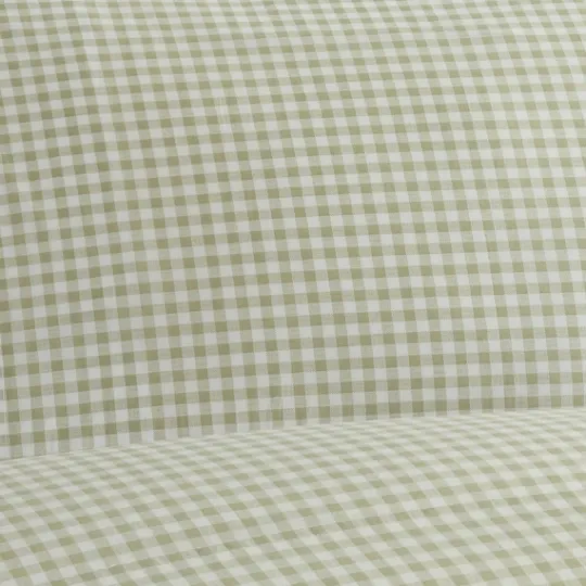 Kirkland's Home Gingham 3-Pc. Twin Sheet Set- Bed Sheets