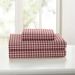 Kirkland's Home Gingham Twin 3-Pc. Sheet Set- Bed Sheets