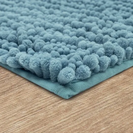 Kirkland's Home Glacier Lofty Pile Chenille Bath Mat, 34 In.- Bathroom Rugs