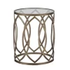 Kirkland's Home Glass And Metal Accent Table- Accent & End Tables