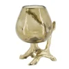 Kirkland's Home Glass And Metal Driftwood Candle Holder- Candle Holders