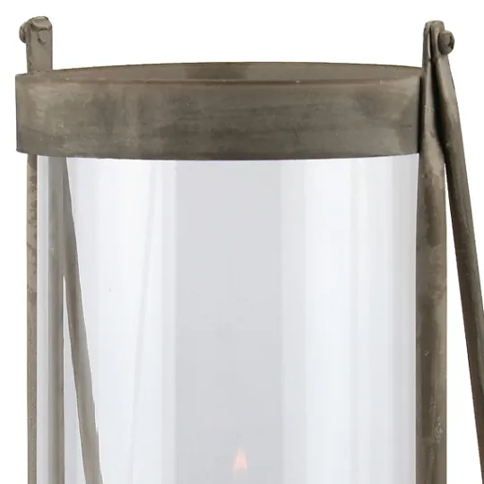Kirkland's Home Glass And Rustic Metal Lantern- Lanterns