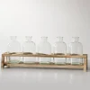 Kirkland's Home Glass Bottle Vase And Crate 5-Pc. Set- Vases