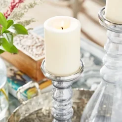 Kirkland's Home Glass Candle Holders, Set Of 2- Candle Holders