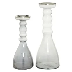Kirkland's Home Glass Candle Holders, Set Of 2- Candle Holders