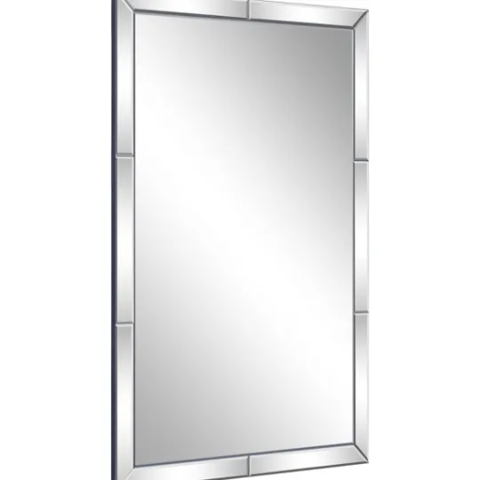 Kirkland's Home Glass Divvy Rectangular Beveled Mirror- Decorative Mirrors